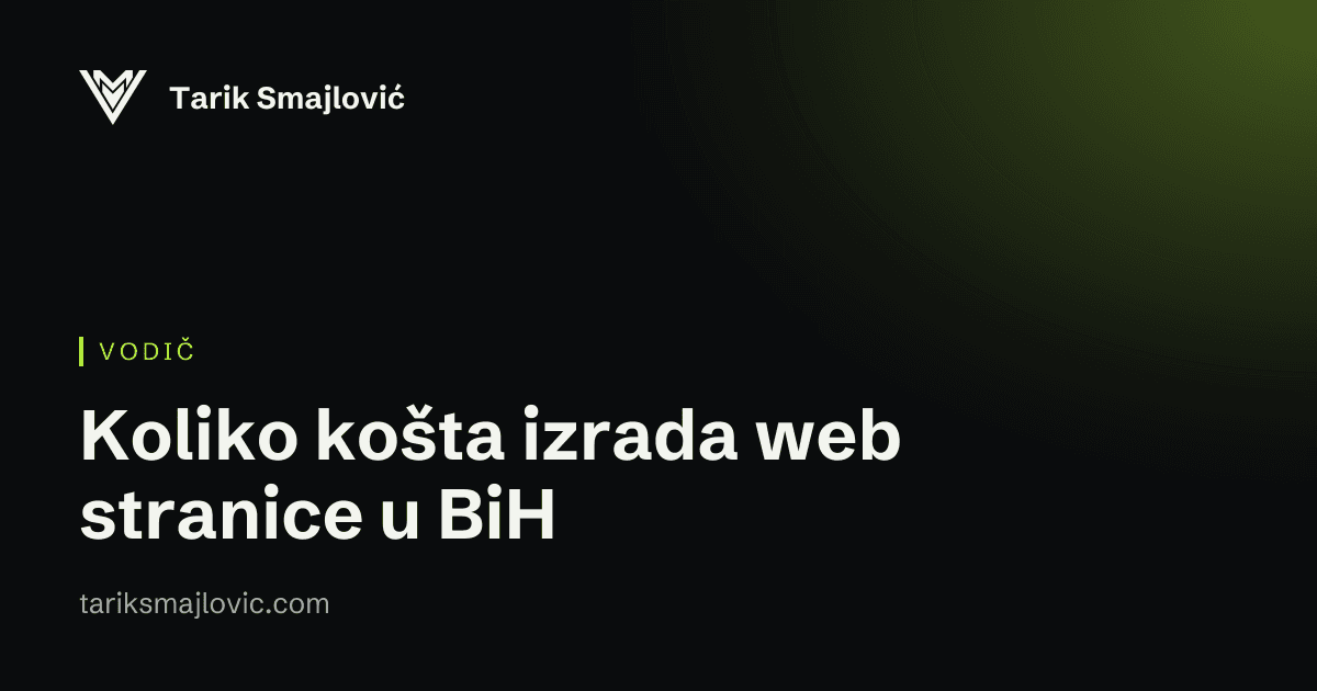 Naslovna slika vodiča: Koliko košta izrada web stranice u BiH